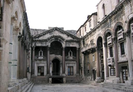 El antiguo Mausoleo de Diocleciano en Split
